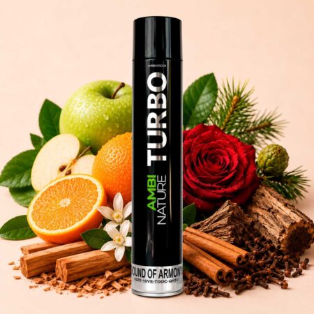 1. Aromatizante en Aerosol con tecnología TURBO aroma Reina