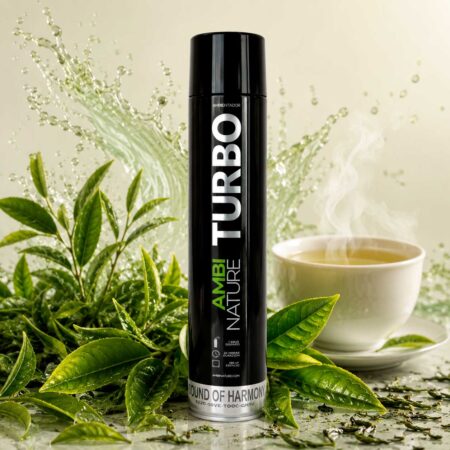 Aromatizante en Aerosol con tecnología TURBO aroma Te Verde