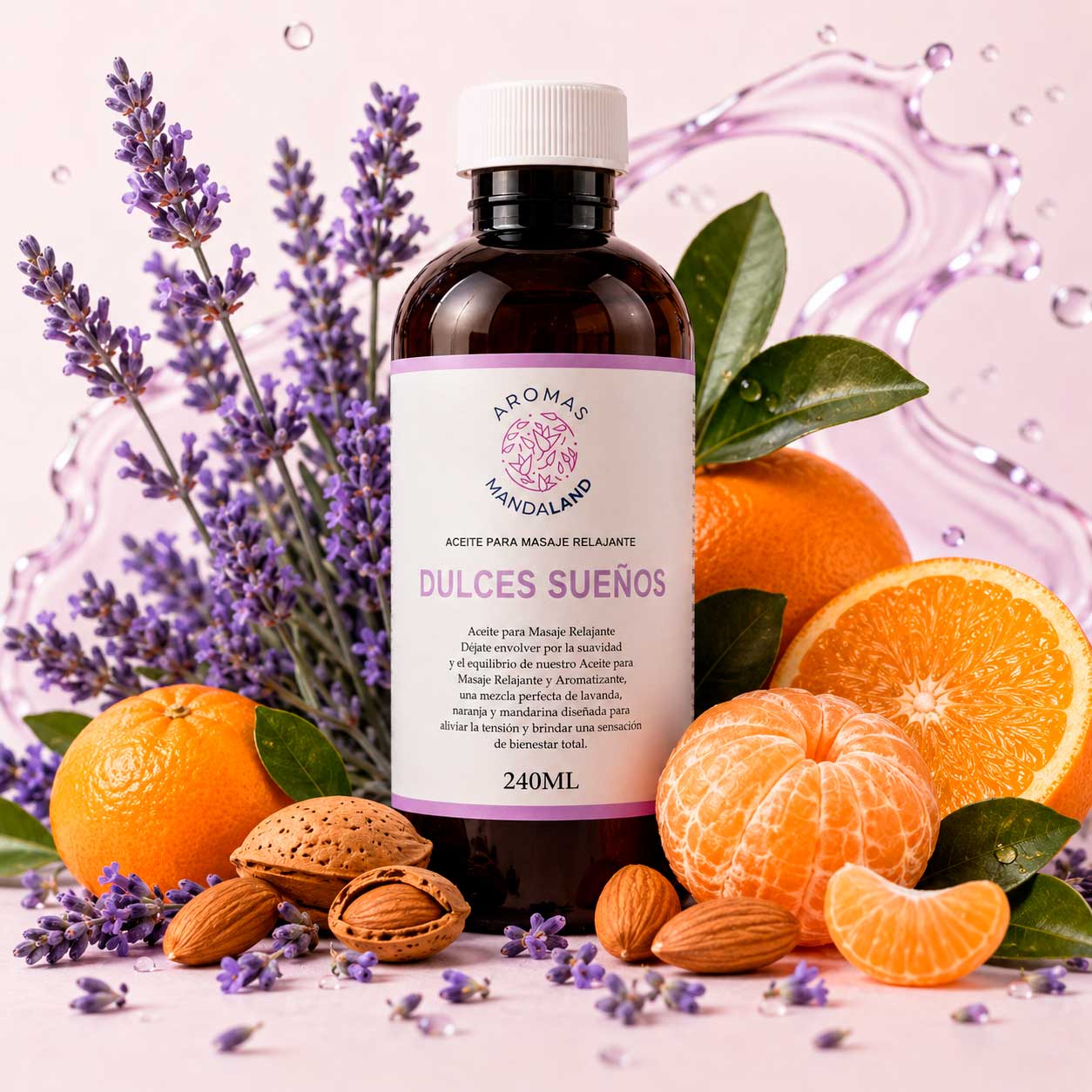 Aceite para masajes Dulces sueños.