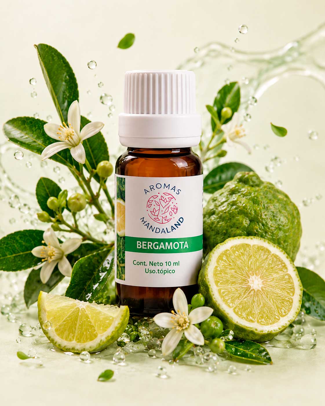 Esencia de Bergamota para aromaterapia