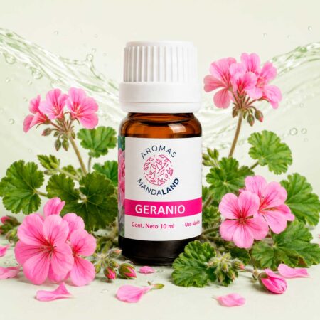 Esencia de Geranio para aromaterapia