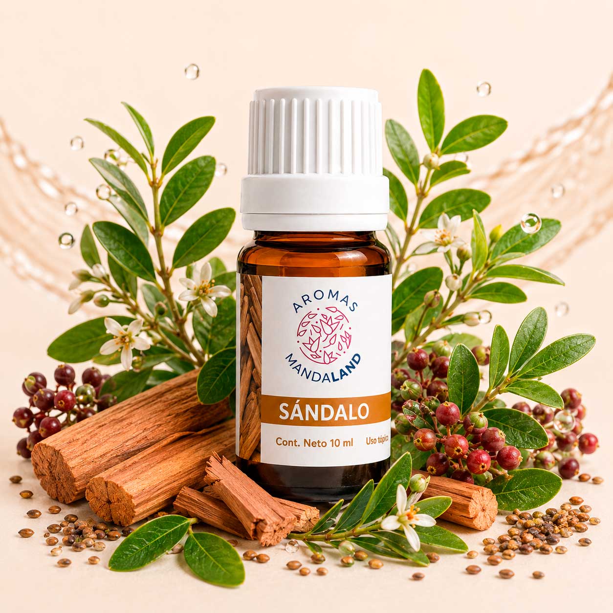 Esencia de Sándalo para aromaterapia